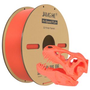 Filament pour imprimante 3D Jamghe Hi Speed PLA+ Orange, 1,75 mm, 1 kg
