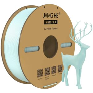 Filament pour imprimante 3D Jamghe Matt PLA bleu, 1,75 mm, 1 kg