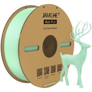 Filament pour imprimante 3D Jamghe Matt PLA vert, 1,75 mm, 1 kg
