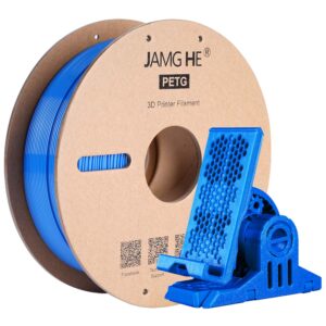 Filament pour imprimante 3D Jamghe PETG bleu 1,75 mm 1 kg