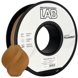 Filament pour imprimante 3D Prof. Lab PLA bois de noyer noir 1,75 mm 1 kg