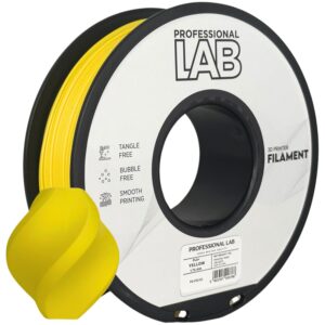 Filament pour imprimante 3D Prof. Lab PLA+ jaune 1,75 mm 1 kg