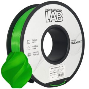 Filament pour imprimante 3D Prof. Lab PLA meta vert 1,75 mm 1 kg