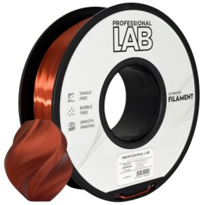 Filament pour imprimante 3D Prof. Lab Silk PLA Cuivre 1,75 mm 1 kg