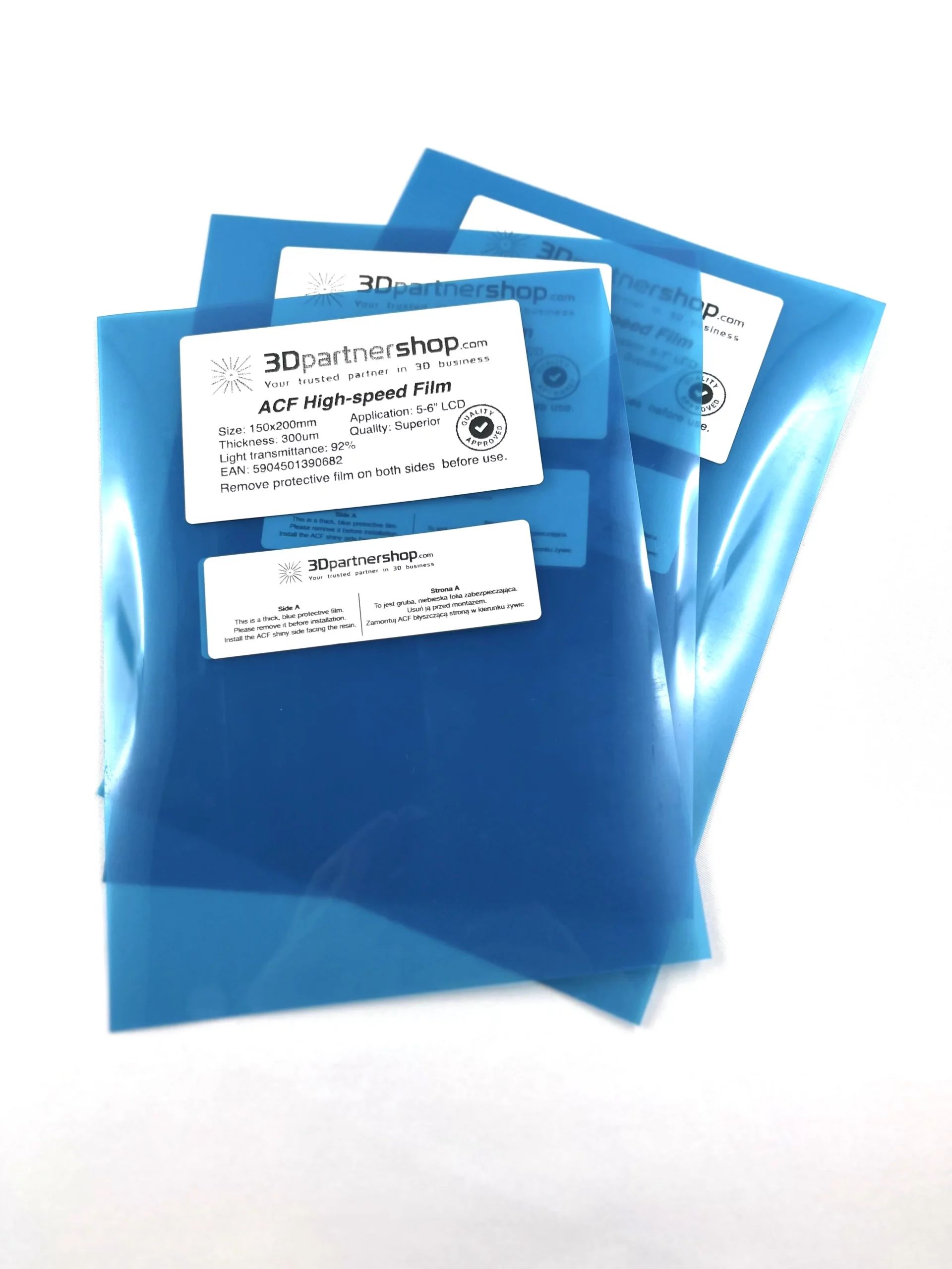 Film FEP ACF Premium 3Dpartnershop pour Anycubic Photon M5S / M5s Pro / M7 / M7 PRO – 5 pièces 5 Film FEP ACF Premium 3Dpartnershop pour Anycubic Photon M5S / M5s Pro / M7 / M7 PRO – 5 pièces