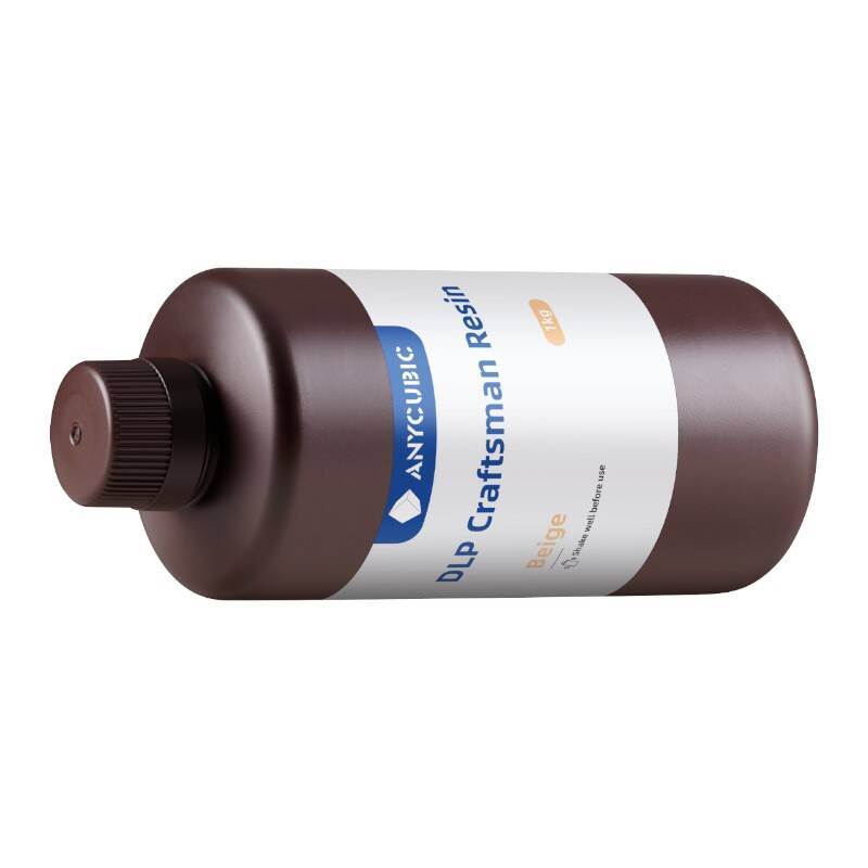 Résine pour imprimante 3D AnyCubic Craftsman Beige 1 kg 4 Résine pour imprimante 3D AnyCubic Craftsman Beige 1 kg