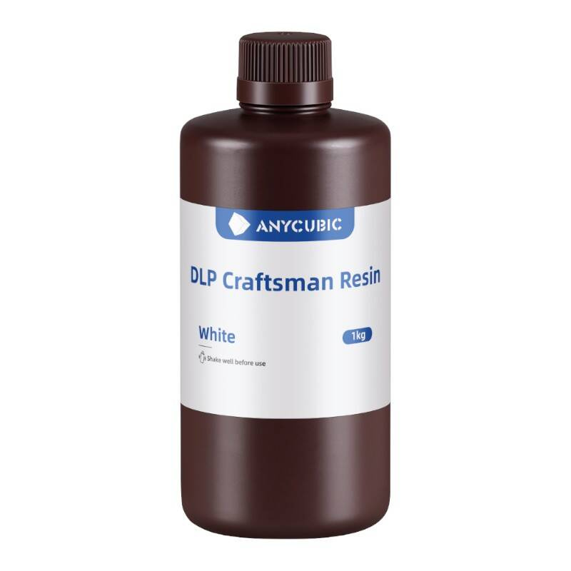 Résine pour imprimante 3D AnyCubic Craftsman Blanche 1 kg 2 Résine pour imprimante 3D AnyCubic Craftsman Blanche 1 kg