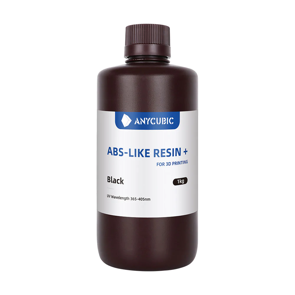 Résine pour imprimante 3D Anycubic similaire à l'ABS Noir 1 kg 1 Résine pour imprimante 3D Anycubic similaire à l'ABS Noir 1 kg
