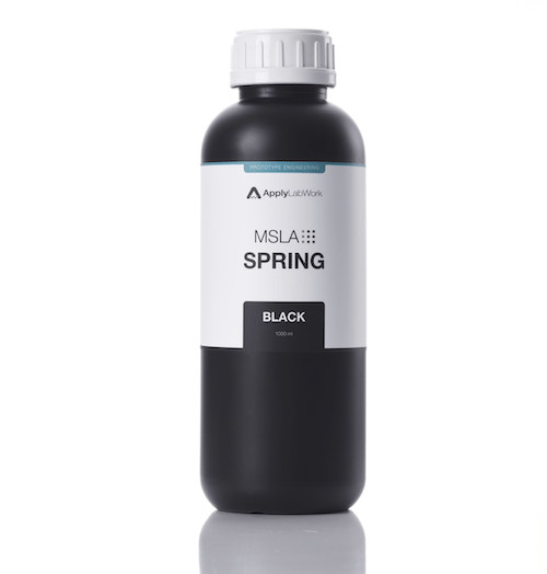 Résine pour imprimante 3D Applylabwork MSLA Spring Noir 1 kg 1 Résine pour imprimante 3D Applylabwork MSLA Spring Noir 1 kg