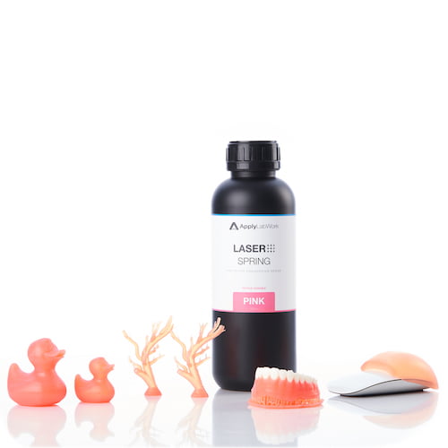 Résine pour imprimante 3D Applylabwork SLA Spring – Flexible Rose 1 kg