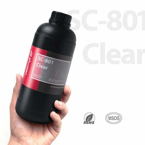 Résine pour imprimante 3D Phrozen Aqua Clear 1 kg 8 Résine pour imprimante 3D Phrozen Aqua Clear 1 kg