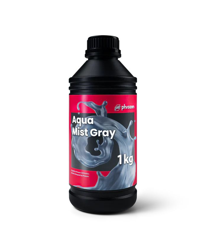 Résine pour imprimante 3D Phrozen Aqua Mist Grey 1 kg 1 Résine pour imprimante 3D Phrozen Aqua Mist Grey 1 kg