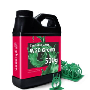 Résine pour imprimante 3D Phrozen Castable W20 Green 500 g