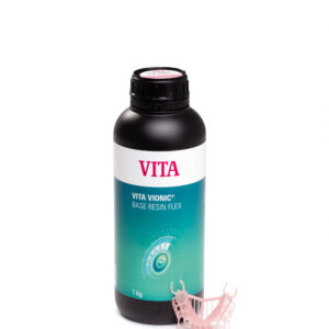 Résine pour imprimante 3D VITA VIONIC BASE FLEX Rose transparent 1 kg