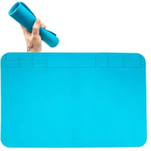 Tapis en silicone bleu pour impressions 3D 200 x 300 mm