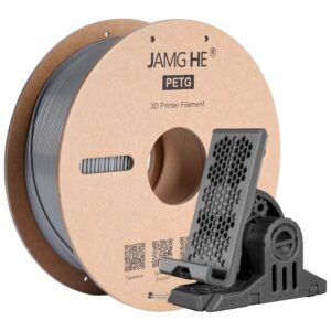 Filament pour imprimante 3D Jamghe PETG gris 1,75 mm 1 kg